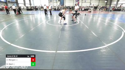 170 lbs Consi Of 32 #1 - Zachary Morgan, GA vs Riley Best, NY