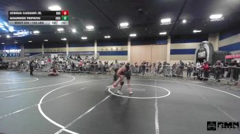 150 lbs Consi Of 64 #1 - Joshua Casiano Jr., Riverside Rascal vs Aharnish Tripathi, Knights WC