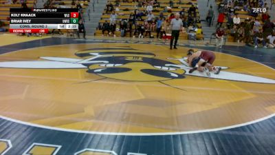 157 lbs Cons. Round 3 - Briar Ivey, UW-Eau Claire vs Kolt Knaack, Wisconsin-La Crosse
