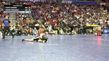 1A-126 lbs 1st Place Match - Gavin Landers, Denver vs Rowdy Neighbor, Alburnett