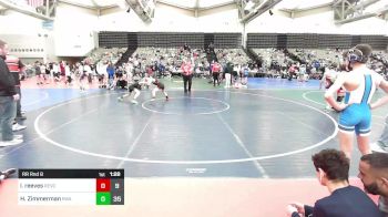 89 lbs Rr Rnd 8 - Lucas Reeves, Revolution Elite vs Hugh Zimmerman, Roundtree Wrestling Academy Black