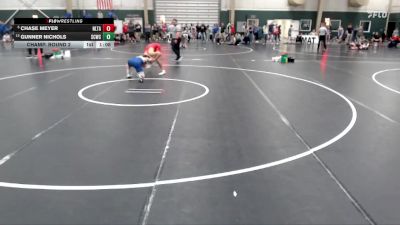 144 lbs Champ. Round 2 - Chase Meyer, Next Level Training Academy vs Gunner Nichols, Smith County Wrestling Club