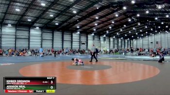 95 lbs Semis & 1st Wrestleback (8 Team) - Kimber Drennon, Girls With Grit Red vs Addison Neal, Braided Brutes