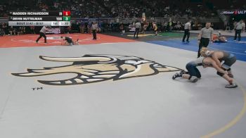 Quarterfinal - Devin Nuttelman, York vs Madden Richardson, Elkhorn North