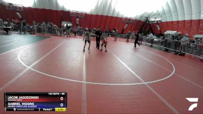 86 lbs Cons. Round 3 - Jacob Jagodzinski, Wausau West vs Gabriel Higgins, Askren Wrestling Academy