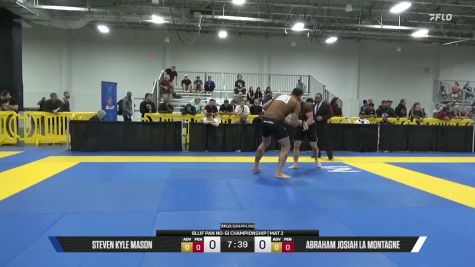 Abraham Josiah La Montagne vs Steven Kyle Mason 2026 Pan IBJJF Jiu-Jitsu No-Gi Championship