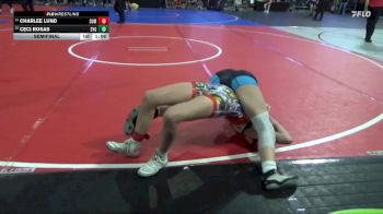 123 lbs Semifinal - Ceci Rosas, Scrap Yard Garage vs Charlee Lund, Big Game Wrestling Club MT