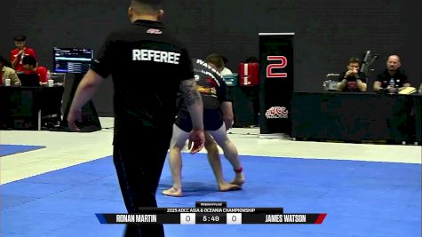 James Watson vs Ronan Martin 2025 ADCC Asia & Oceania Championship