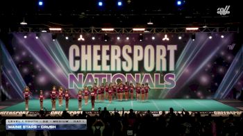 Maine Stars - Crush [2026 L1 Youth - D2 - Medium Day 1] 2026 CHEERSPORT National All Star Cheerleading Championship