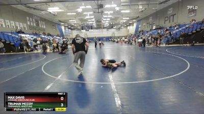 49-54 lbs Round 1 - Max Davis, Cougars Wrestling Club vs Truman McCoy, Timpanogos Wrestling