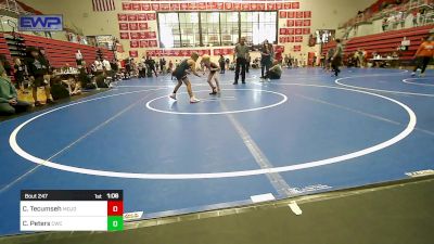 58 lbs Rr Rnd 3 - Colton Tecumseh, Mojo Grappling Academy vs Chance Peters, Claremore Wrestling Club