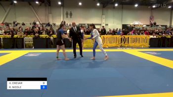 HELENA CREVAR vs RYLEY NICOLE 2023 World IBJJF Jiu-Jitsu No-Gi Championship