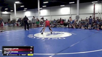 125 lbs 4th Wrestleback (16 Team) - Forester Lofton, Minnesota Red vs William Grassini, New York