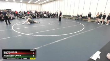 142 lbs Round 2 (4 Team) - Hattie Mathre, Byron vs Vanessa O`Connor, Joliet Township