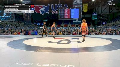 126 lbs Champ. Rd Of 128 - Benjamin Higgins, AZ vs Lucas Therrien, NE
