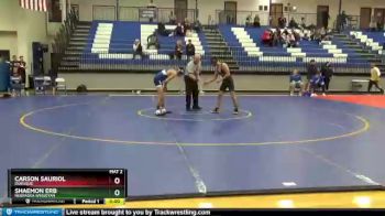 133 lbs Quarterfinal - Shaemon Erb, Nebraska Wesleyan vs Carson Sauriol, Dubuque