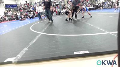 55 lbs Consolation - Jacob Hull, Glenpool Warriors vs Miko Flynn, Sallisaw Takedown Club