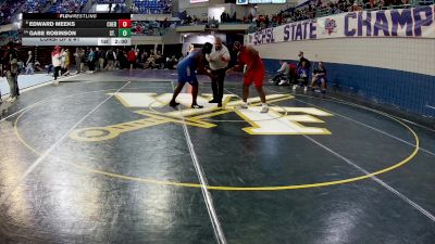 285 lbs Consi Of 8 #1 - Edward Meeks, Cheraw vs Gabe Robinson, St. John's