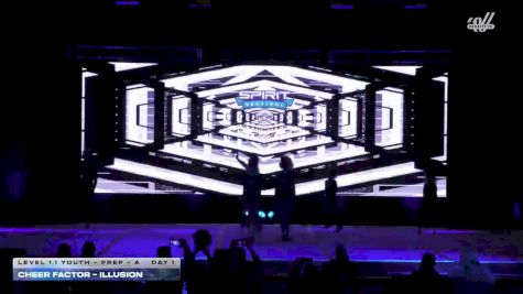 Cheer Factor - ILLUSION [2026 L1.1 Youth - PREP - A Day 1] 2026 Spirit Fest Grand Nationals