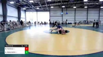 220 lbs Prelims - Nicholas Feldman, PA vs Aziz Abdulrahim, VA