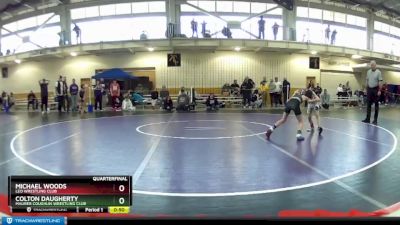 63 lbs Quarterfinal - Michael Woods, Leo Wrestling Club vs Colton Daugherty, Maurer Coughlin Wrestling Club