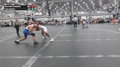 144 lbs Quarterfinals (8 Team) - Matthew Almedina, Mat Assassins Black vs Kavi Garvey, JV All Stars