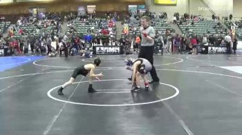 57 lbs Round Of 16 - Dexter Hobbs, Junior Comet Wrestling vs Cassius Barter, Ioc