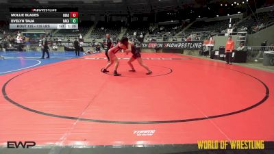 135 lbs 5th Place - Mollie Blades, Ubasa Wrestling Academy vs Evelyn Taua, Nakamura Wrestling