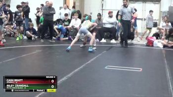 76 lbs Round 4 (8 Team) - Cash Bratt, Dynasty vs Riley Crandall, PA Alliance Black