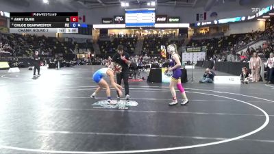 110 lbs Champ. Round 2 - Abby Duke, Elmira College vs Chloe Dearwester, Presbyterian