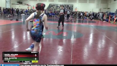 90 lbs Round 3 - Mya Guyette, Waupaca vs Hazel Holden, Wisconsin Rapids