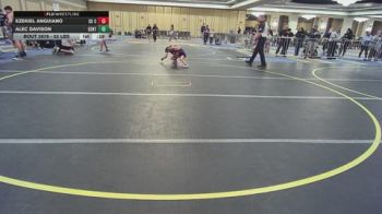 52 lbs 3rd Place - Ezekiel Anguiano, So Cal Hammers vs Alec Davison, Central Coast Most Wanted