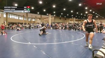 150 lbs Round 1 (32 Team) - Brayden Forman, BRAWL Black vs Connor Locke, North DeSoto Blue