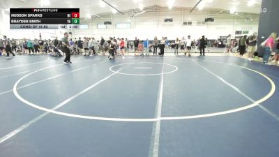 160 lbs Consi Of 16 #2 - Hudson Sparks, MI vs Brayden Smith, VA