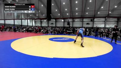 Junior Boys FS - 175 lbs Champ. Round 2 - Evan Hilmen, CA vs Dane Flora, OR