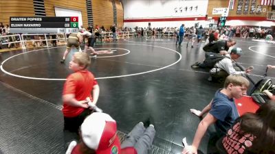 175 lbs Cons. Round 2 - Draiten Popkes, Riverton Middle School vs Elijah Navarro, Centennial Middle School