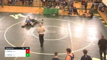 285 lbs Prelims - Zack Refino, Cumberland vs Joe Collins, Marshfield