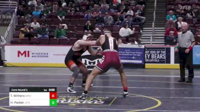 189 lbs Cons Round 5 - Tyler Withers, Gettysburg vs Haydn Packer, Jersey Shore
