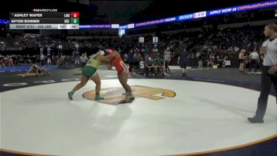 235 lbs Consi Of 16 #2 - Ashley Wafer, Lakewood (SS) vs Avyon Bonner, Red Bluff (NS)