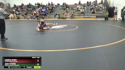 JV-2 lbs Round 5 - Brayden Kauffmann, Dubuque Hempstead vs Bryton Brombaugh, Burlington Notre Dame