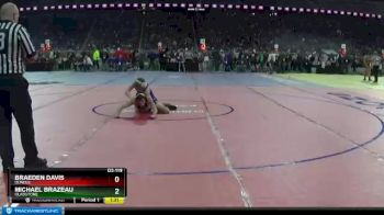 D3-119 lbs Quarterfinal - Braeden Davis, Dundee vs Michael Brazeau, Gladstone
