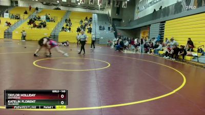145 lbs 3rd Place Match - Katelin Florent, Hillsboro vs Taylor Holliday, Southridge