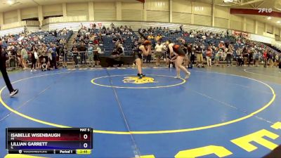 170 lbs Cons. Round 3 - Isabelle Wisenbaugh, MI vs Lillian Garrett, IL