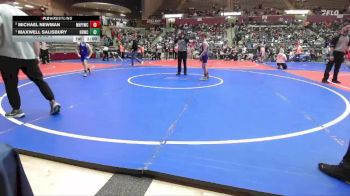 94 lbs Round 2 - Michael Newman, Mountain Home Flyers Youth Wrestling Club vs Maxwell Salisbury, Honey Badger Wrestling Club