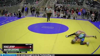 77 lbs Cons. Round 2 - Wyatt Zipser, Hi Desert Mat Club vs Brayden Martinez, Legacy Elite Wrestling Club