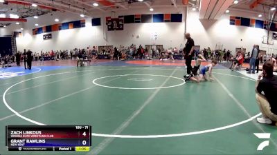 71 lbs Round 2 - Zach Linkous, Virginia Elite Wrestling Club vs Grant Rawlins, New Kent