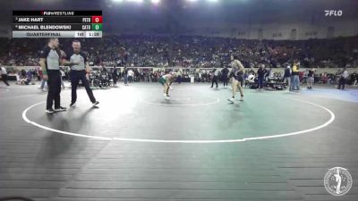 B4A-138 lbs Quarterfinal - Jake Hart, Perkins-Tryon vs Michael Blendowski, Catoosa