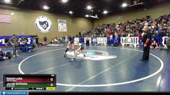 113 lbs Cons. Round 6 - Isaiah Lara, South High vs Jacob Estrada, Monache