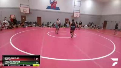 185 lbs Round 4 (6 Team) - Hannah Munoz, Reece`s Warriors vs Angelina Elias, TMNT