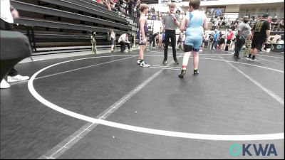 130 lbs Consolation - Tanner Bryson, Division Bell Wrestling vs Leonidas Plemons, Chickasha Youth Wrestling